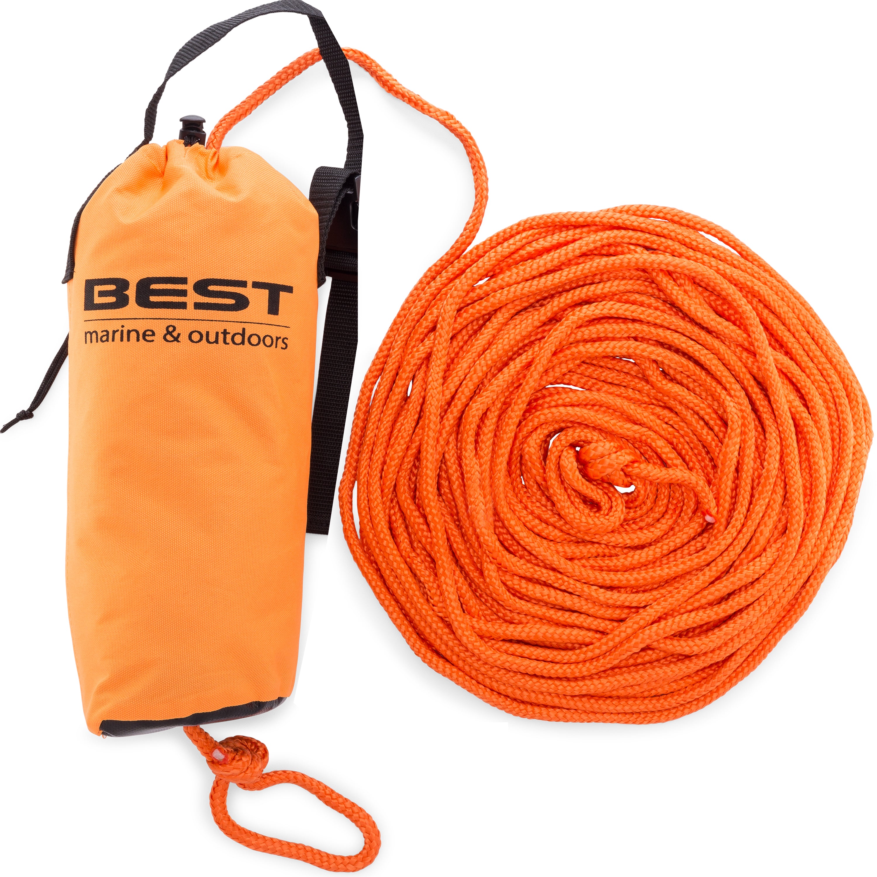 Best Marine and Outdoors Emergency Throw Rope Rescue Bag - Throwable Safety Device for Kayaking & Boating